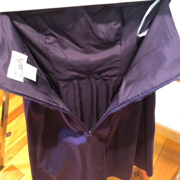 David's Bridal Strapless Ruched Dress - Picture 5 of 10